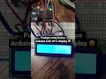 Pushpa song dance on Arduino LCD 1602 display #shorts