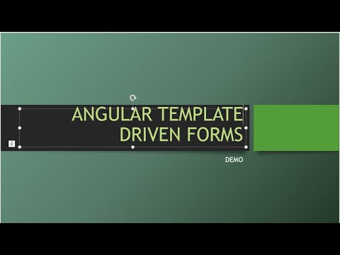 Angular Template Driven Forms