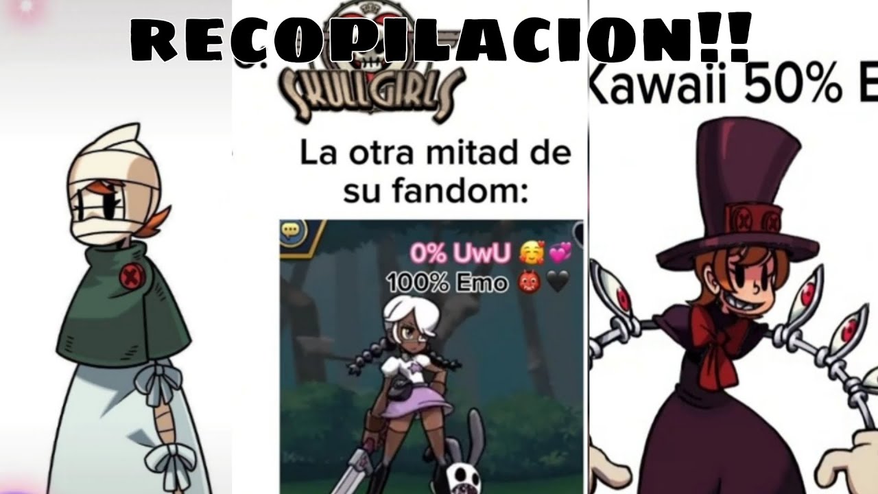 RECOPILACION de TIKTOKS RANDOMS de SKULLGIRLS #edit #skullgirls #games #mobile (creditos a todos)