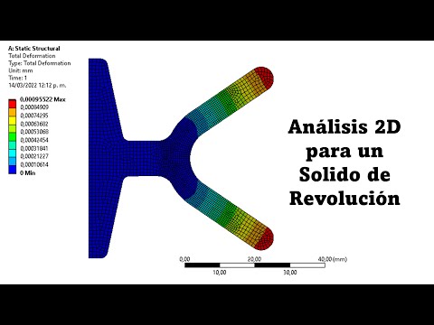 ansys workbench anlisis 2d para un solido de revolucin practica 10