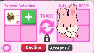 Trading new Goose & field mouse in Adopt Me! 🐭