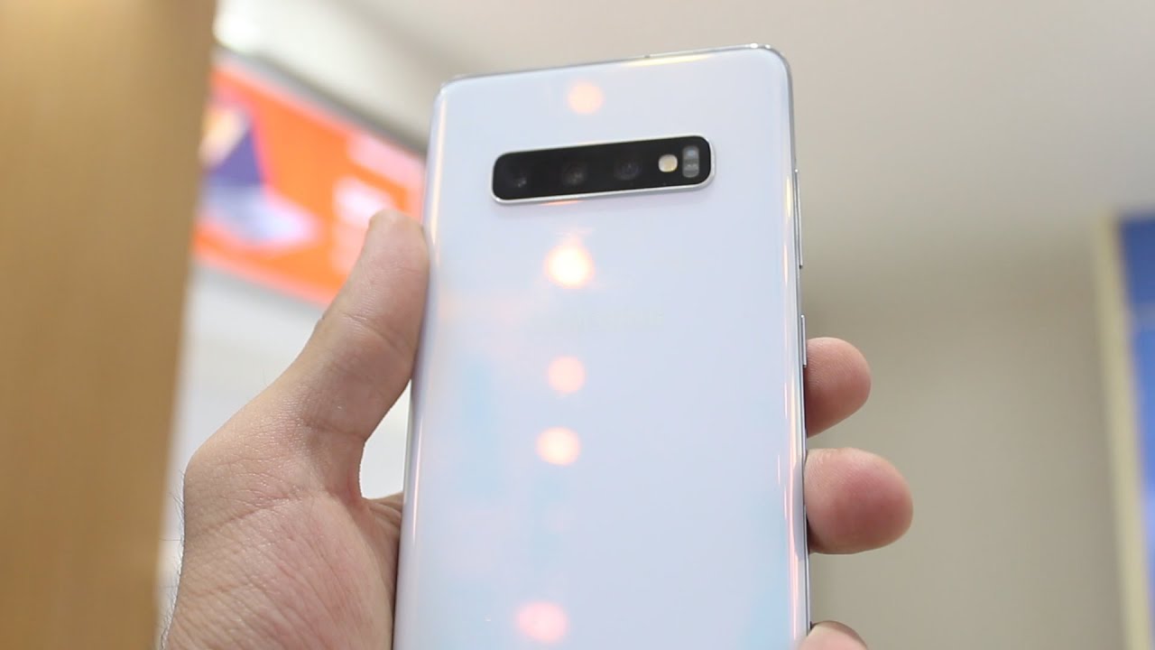 Galaxy S10 Plus Unboxing Prism White: Best New Features!