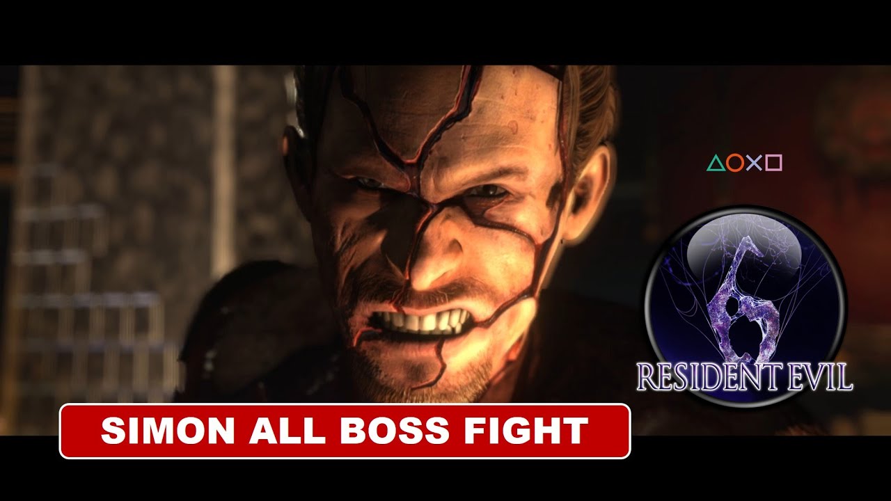 RESIDENT EVIL 6 PS4 Leon & Helena Simon All Boss Fight