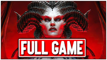 DIABLO 4 BETA Gameplay Walkthrough FULL GAME - No Commentary