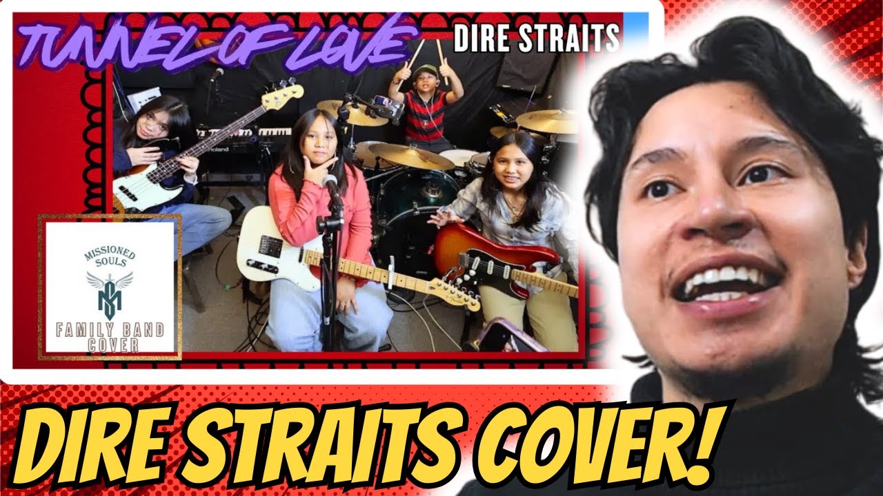 ARTIST REACTION | Tunnel Of Love by Dire Straits | Missioned Souls | family band studio cover