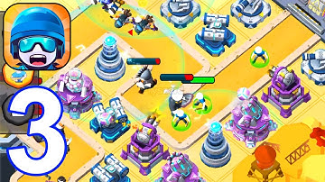 Island Defense TD - Mega War - Android Gameplay Walkthrough Part 3 Army Tower Defense Game