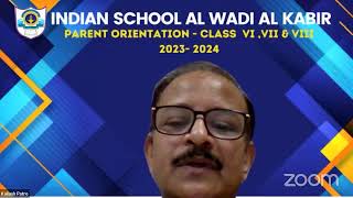 Parent Orientation Programme 2023-2024 [Class VI, VII & VIII]