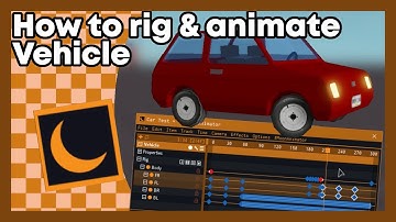 How to Rig and animate vehicles with Moon animator (Roblox Studio)