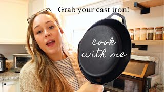 A mouthwatering cast iron skillet meal | cook with me