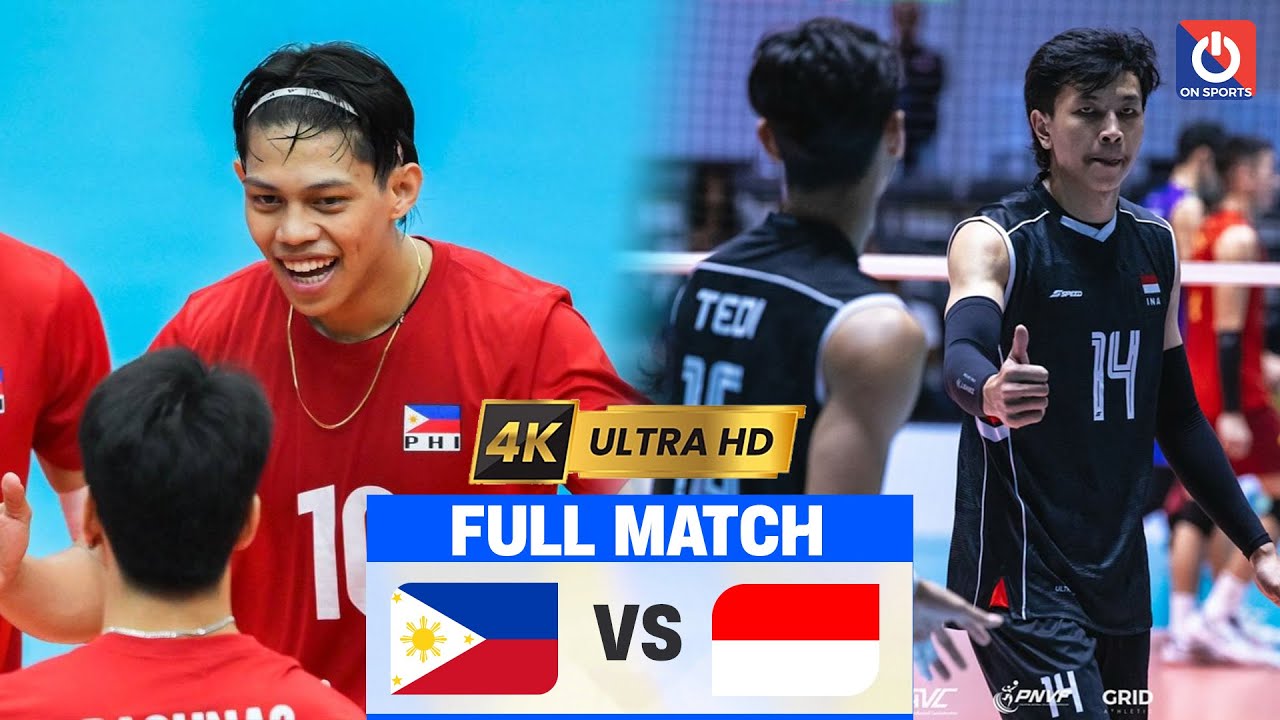 Full 4K | PHILIPPINES vs INDONESIA | Leo Ordiales vs. Farhan Halim - Volleyball ASEAN