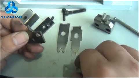 3T terminal crimping machine applicator blade change