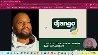 Django Tutorial Series 2024 - Building a task manager app.