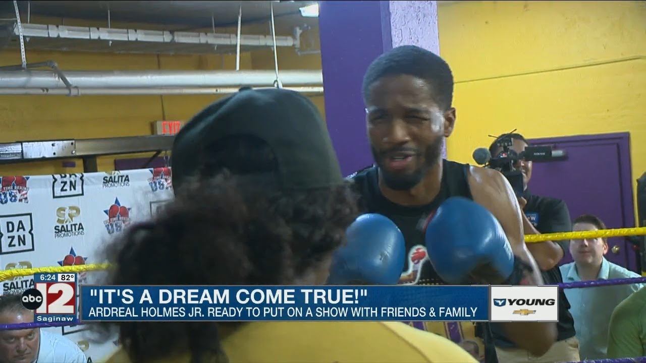 Flint native boxer Ardreal Holmes Jr. main card event at Dort Financial is a full circle moment