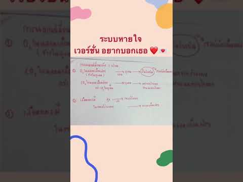 เพลงระบบหายใจ(การแลกเปลี่ยนแก๊ซ) -ทำนองเพลงไม่บอกเธอ