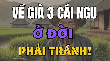 Về Già, 3 Cái Ngu Ở Đời Nên Tránh Càng Xa Càng Tốt!