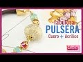 Como hacer una pulsera con cordón cuero Kit 19981