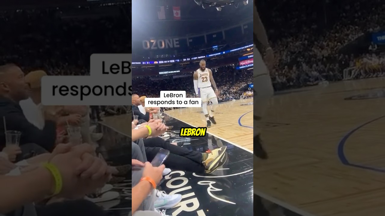 Леброн Джеймс отвечает фанату 😂🤣 