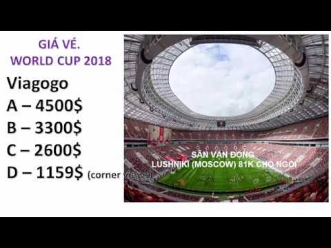 Video: Giá vé FIFA World Cup 2018