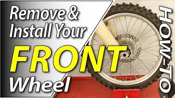 How To Remove & Install The Front Wheel On Your Dirt Bike | FYDB