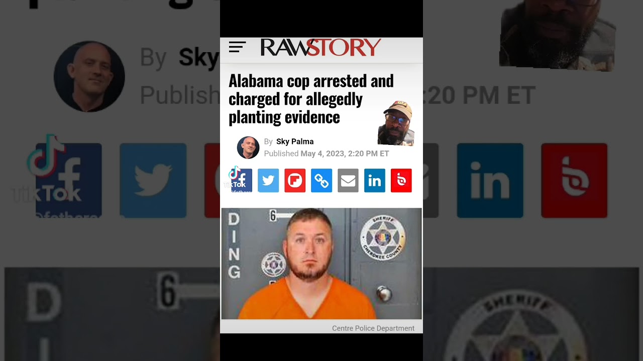 ⁣Alabama Police Officer arrested for planting evidence. #alabama