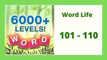 Word Life Level 101 - 110 Answers
