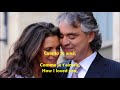 ANDREA BOCELLI - ANTONIO PRIETO - LAS HOJAS MUERTAS-  SPANISH LYRICS + ENGLISH & FRENCH TRANSLATIONS