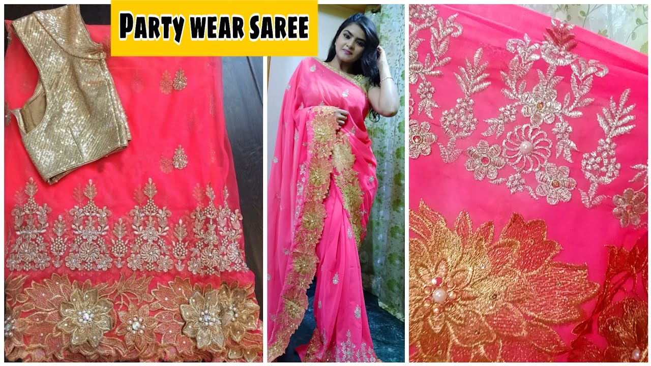 jomso party wear saree