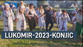 Lukomir2023Konjic Teferič,narodno veselje,kolo                    Amko Bend