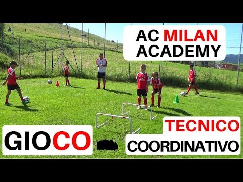 COORDINATION EXERCISE AT AC MILAN ACADEMY CAMP IN ASIAGO PLATEAU