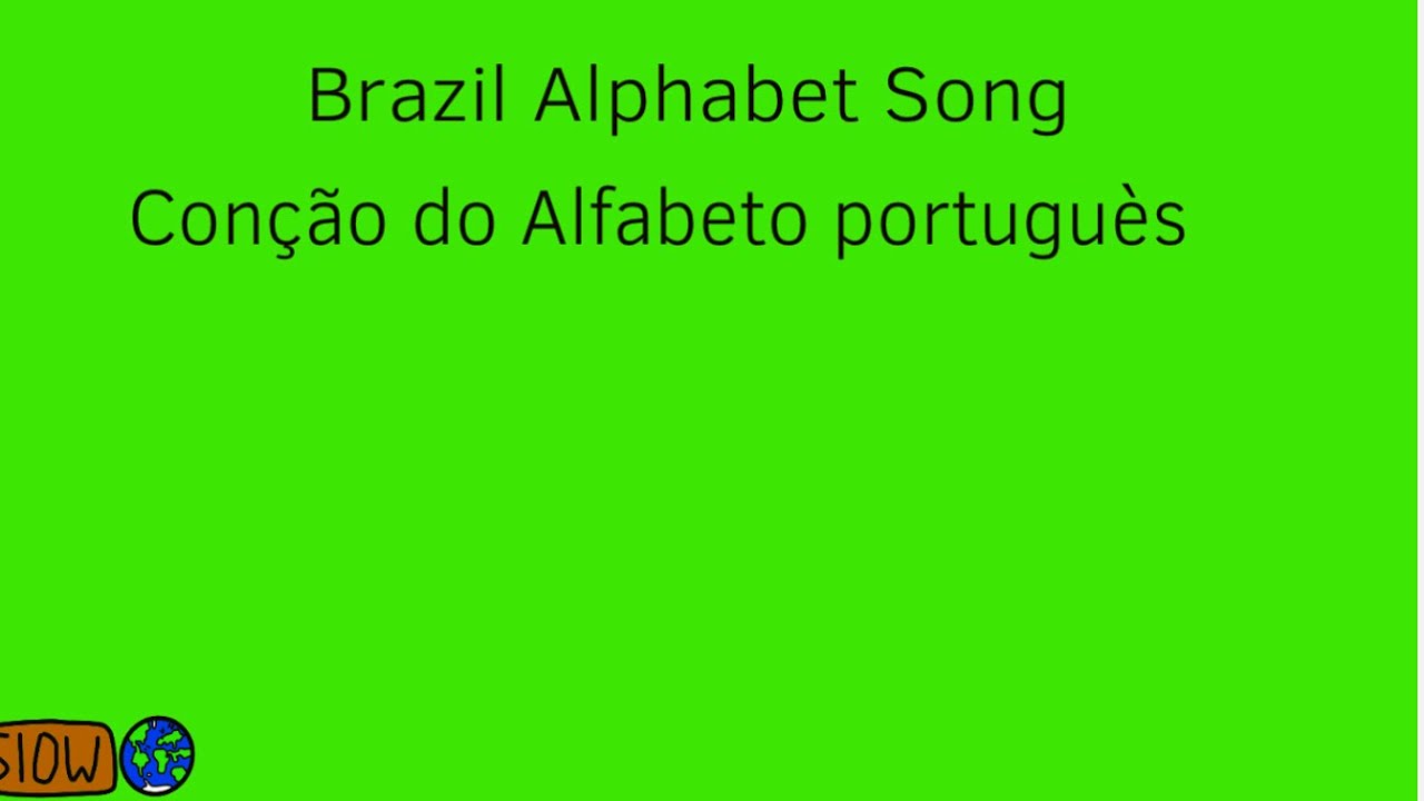 Slow Geoble: Portuguese Alphabet Song | Conção do Alfabeto portugués