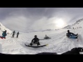 Snowboarding with the Vuze camera - 3D 360 video