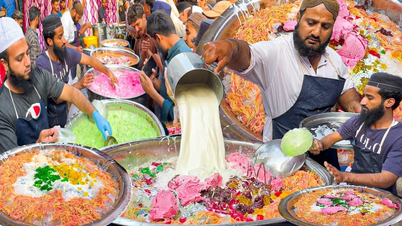 Ramadan Famous Jungle Falooda | Amazing Ice Cream Milkshake | Pakistan Street Food