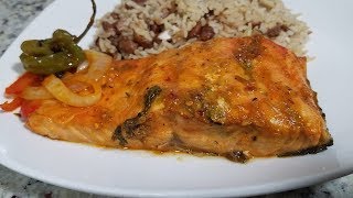 EASY Juicy Salmon Recipe| Island Vibe Cooking