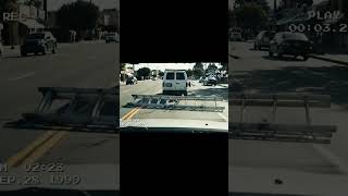 Video Dashcam ladder falling