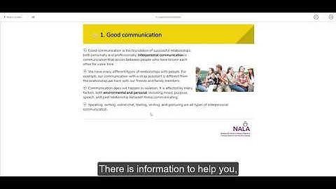 Introduction to Learn with NALA Communications Level 3