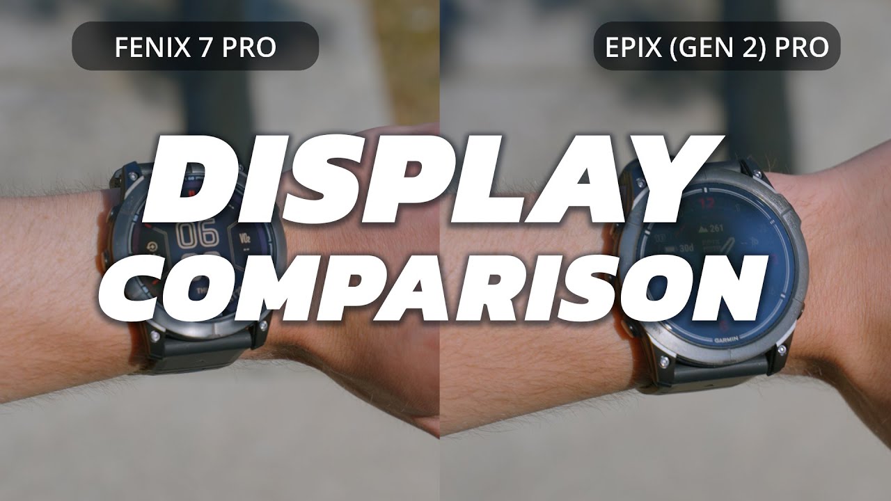 Notre expert compare la Garmin epix Pro (Gen 2) et la fēnix 7X Pro