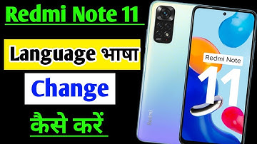 Redmi note 11 me language change kaise kare | how to change language Redmi note 11