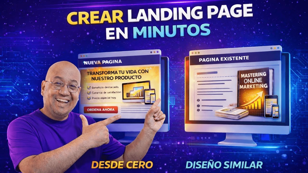 🔥 Tu Página Lista para Convertir: Inspírate en un Sitio o Créala Desde Cero 🚀