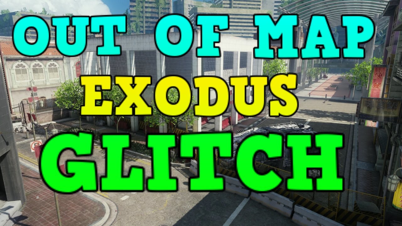 OUT OF MAP EXODUS GLITCH|black ops 3|