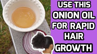 Onion Hair Oil For Faster Hair Growth | Stop Hair Fall | Onion oil 100% Results