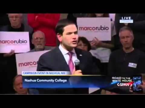 Marco Rubio Short-Circuits Again, Inexplicably Repeats Scripted Line Word for Word