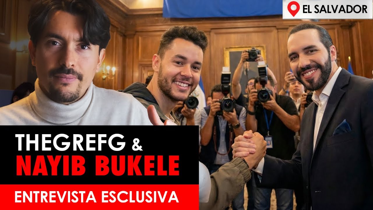 REACCIÓN a THEGREFG entrevistando a NAYIB BUKELE 🏠 Tour exclusivo por la Casa Presidencial