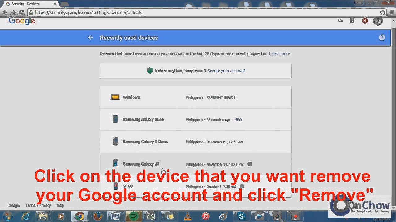 google account android devices