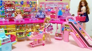 リカちゃん セルフレジでピッ ! おおきなショッピングモール / Licca-chan Doll Shopping Mall Playset