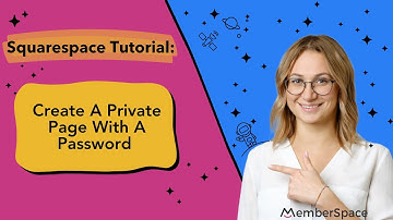 How to password protect a page in Squarespace.