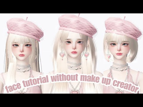Zepeto Face Tutorial | Pretty Girl Face Without Creator Make up | Oplas Zepeto Tanpa Make up cr