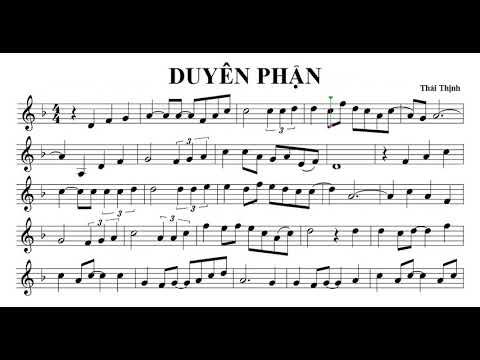 DUYÊN PHẬN - Sheet nhạc
