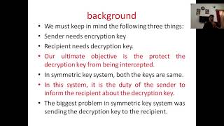 symmetric key and public key encryption