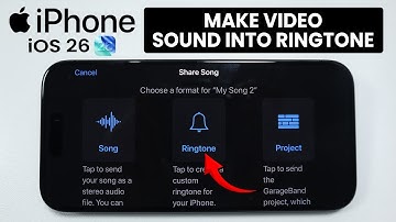 [iOS 26] How to Make Video Sound Your Custom iPhone Ringtone