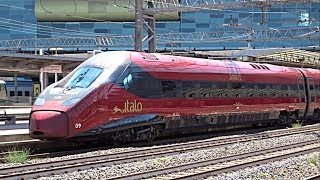 TRENI IN TRANSITO ALTA VELOCITA': Treno Frecciarossa 1000,Italo EVO NTV,Frecciargento,ETR500,ETR575